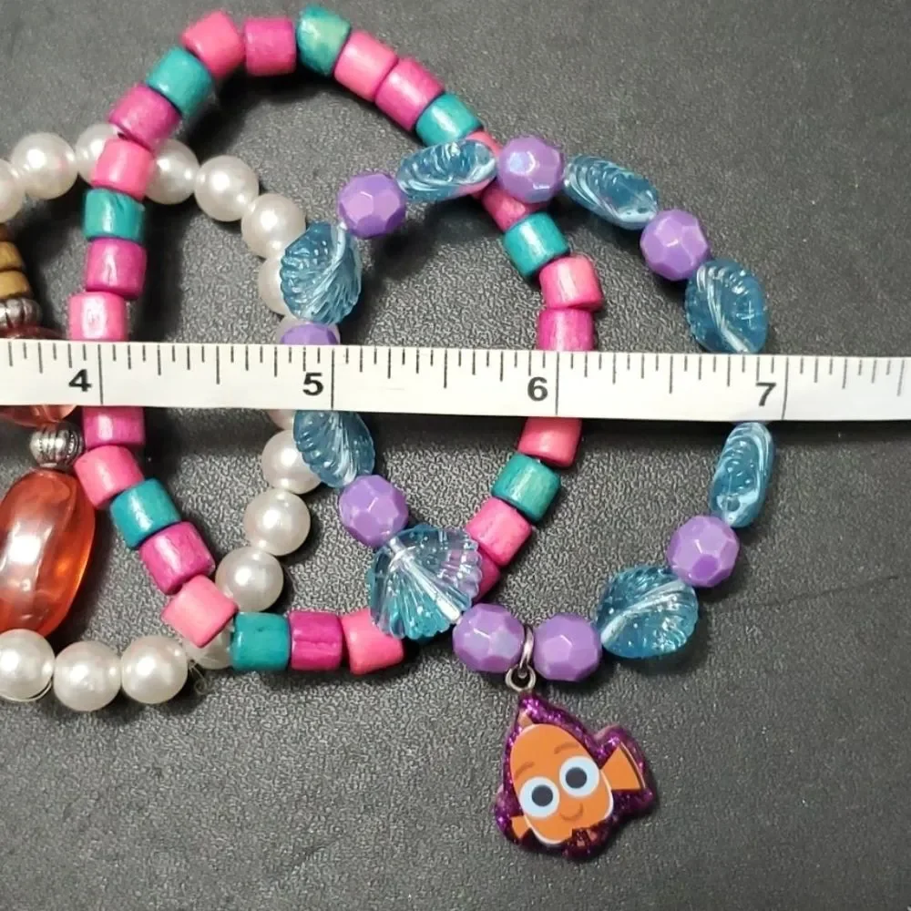 Child size stretch bracelet bundle